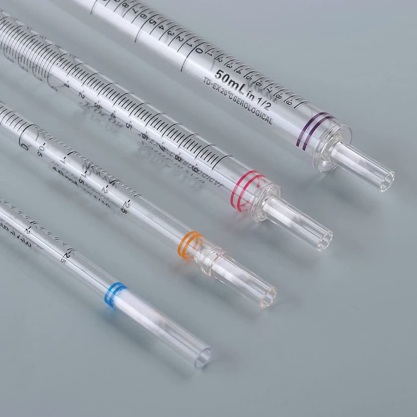 Serological Pipettes, 25ml Short, Individually Wrapped Packed in Bags, Sterile 25/bag
