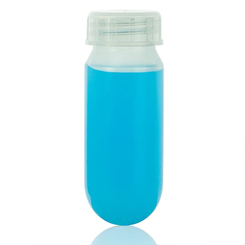 Centrifuge Tube, 70mL, Oak Ridge Round Bottom Style, Attached Screw Cap, PP, 12/Bag