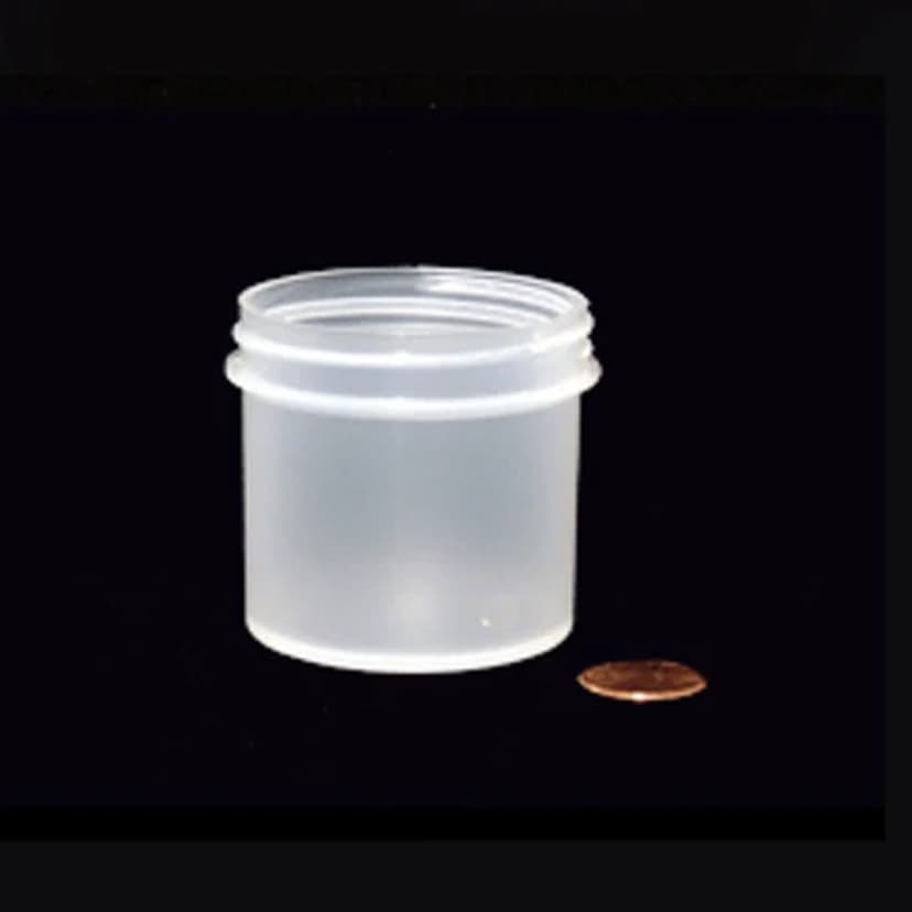 Jar, Wide Mouth, 90mL (3oz), PP, 58mm Opening, 1 15/16 x 2" (Screw Cap Packaged Separately)