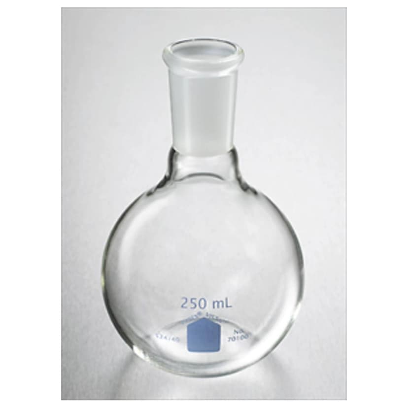 PYREX VISTA 500mL Short Neck Boiling Flask, Flat Bottom, 24/40 Standard Taper Joint