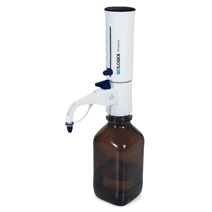 1-10mL , SCI-Spense2 bottletop dispenser 45mm thread, c/w 5 adapters