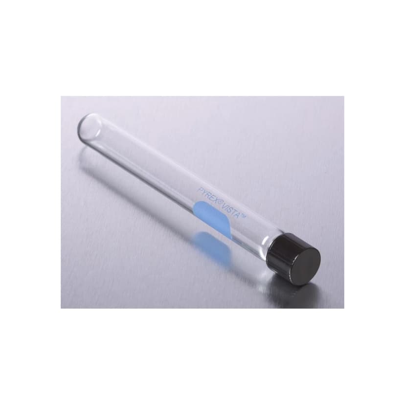 PYREX VISTA 15mL Screw Cap Culture Tubes with Phenolic Caps, 16x125mm