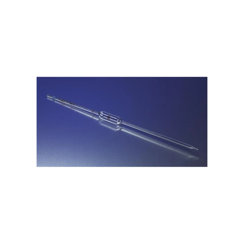 PYREX 100mL Reusable Glass Volumetric Pipets, Class A, Colored Graduations