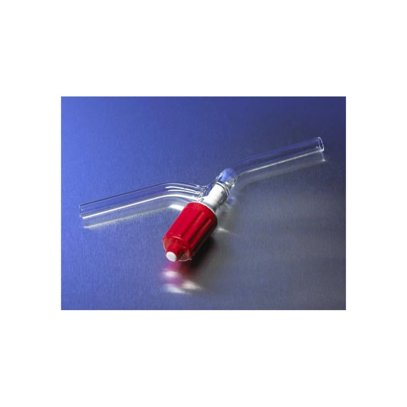 PYREX 0-6mm Plain Bore Rotaflo Two-Way In-Line Stopcock