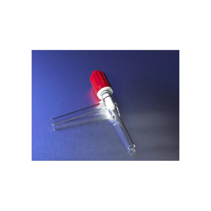PYREX 0-3mm Plain Bore Rotaflo Two-Way 90° Angle Stopcock
