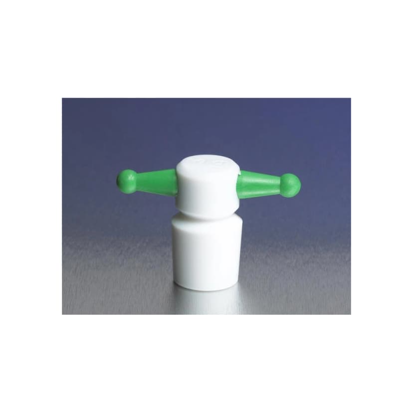 PYREX No. 19 PTFE Standard Taper Keyhole Stoppers, Color-Coded