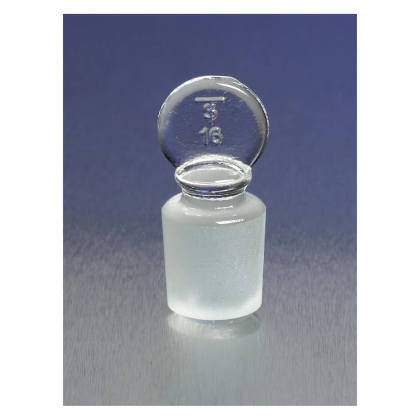 PYREX No. 13 Solid Glass Pennyhead Standard Taper Stoppers