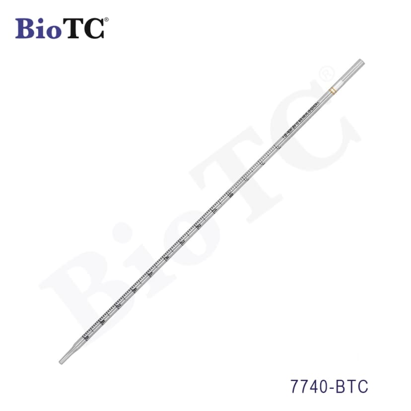 Serological Pipette, 1mL, PS, Standard Tip, 275mm, STERILE, Yellow Band, Individually Wrapped, 500/Case