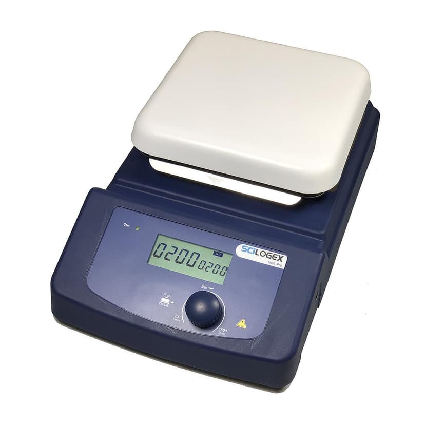 SCI6-Pro LCD Digital 5.5 x 5.5 in. Magnetic Stirrer, ceramic plate, 110-240V, 50/60Hz US Plug