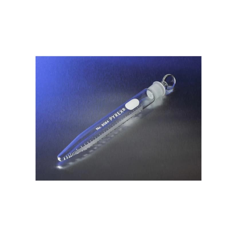 PYREX 50mL Conical Centrifuge Tube with White Graduations and Standard Taper Pennyhead Stopper