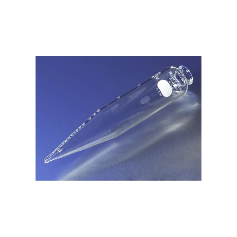 PYREX 100mL Oil Conical Centrifuge Tube with White Graduations