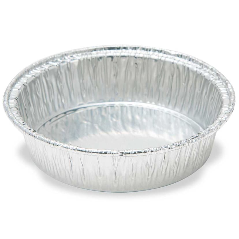 Aluminum Weigh Dish, 70mm OD, 75ml, Crimped Side and Curled Lip