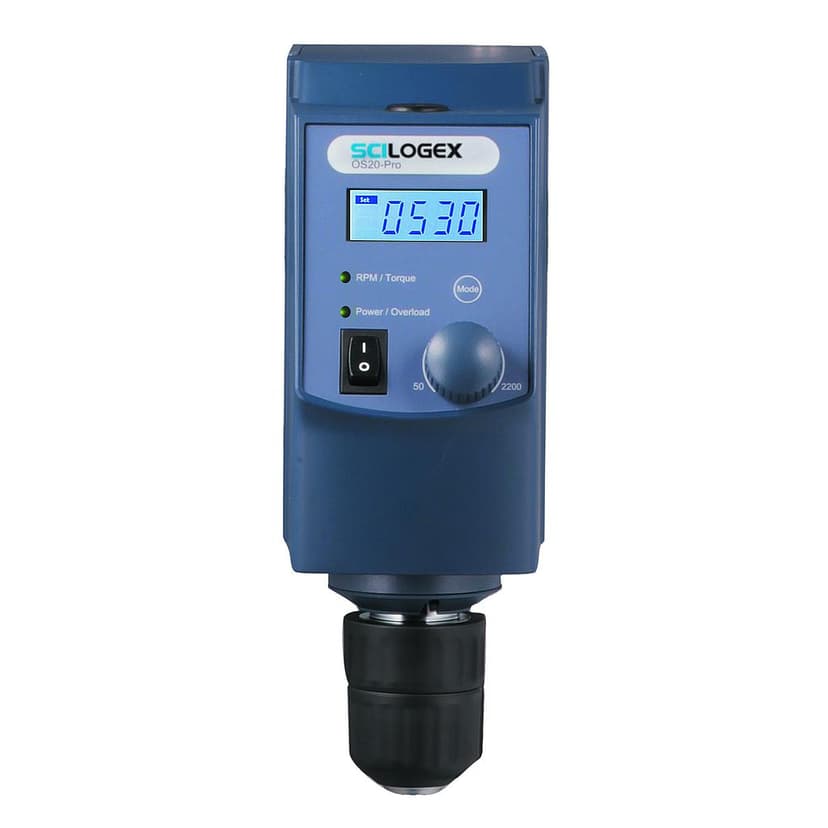 SCI40-Pro Overhead LCD Digital Stirrer, with stand and s/steel cross srirrer, 40L Capacity, 100-220V 50/60Hz, US Plug