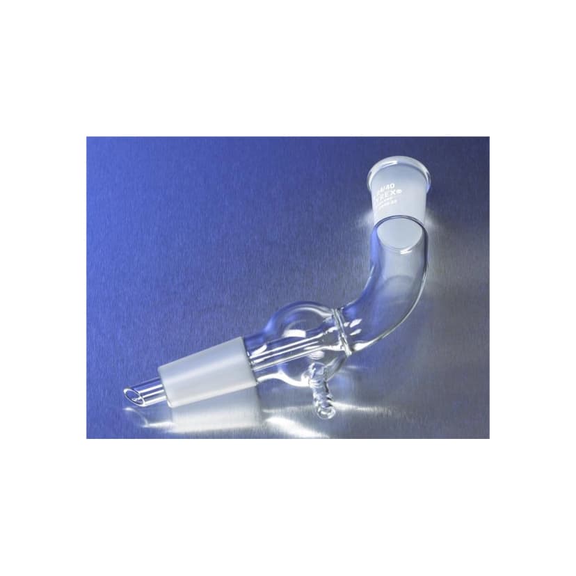 PYREX 105° Angle Vacuum Connecting Adapter with 24/40 Joints