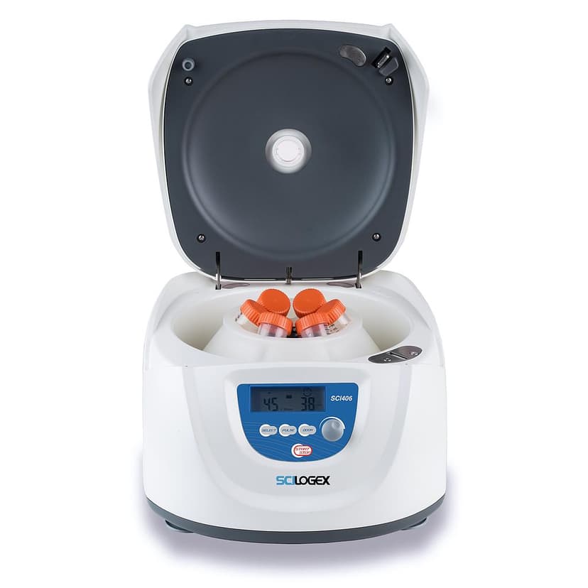 SCI406 LCD Digital Clinical Centrifuge, with rotor 19100197; 6 x 15ml and 6 x 50ml capacity; 110-220V, 50/60Hz, US Plug