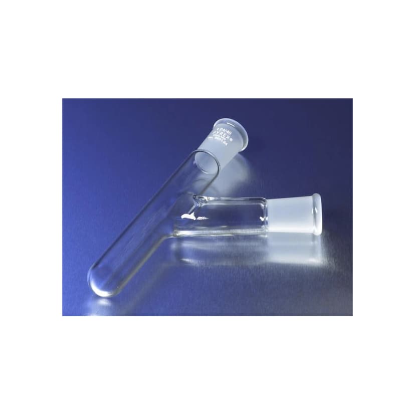 PYREX Combination Reaction and Receiver Tube with Two 24/40 Standard Taper Outer Joints