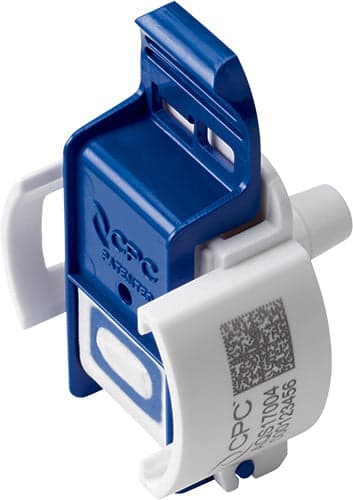 CPC® AseptiQuik S Connector, 1/4" Hose Barb Genderless, PC, AQS17004, 25/PK