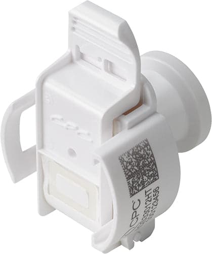CPC® AseptiQuik S Sanitary HT Connector, 3/4" Hose Barb Genderless, PC, AQS33012HT, 100/PK