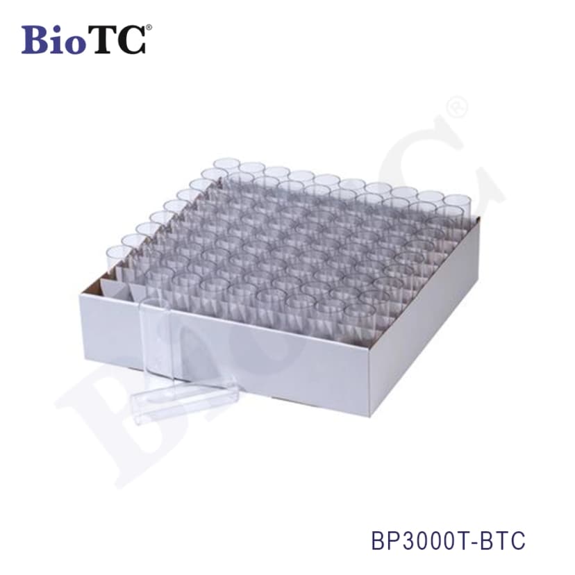Drosophila Vials - Narrow Opening- 25x95mm- Tray-Polystyrene