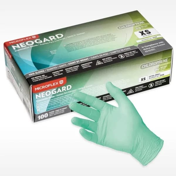 Neogard PF Chloroprene Exam Glove X-Small
