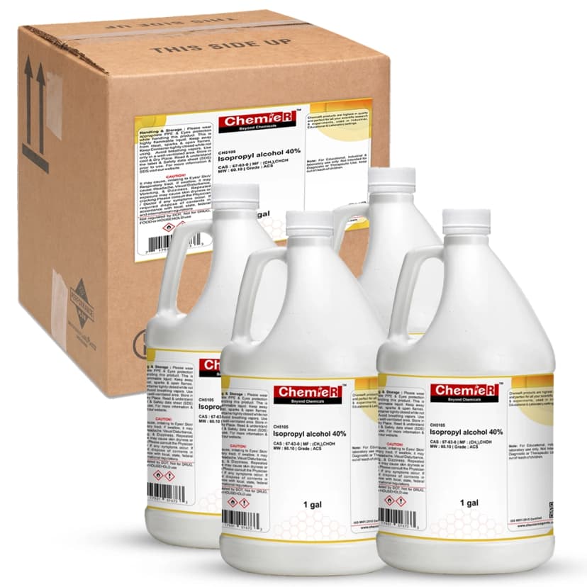 Isopropyl Alcohol 40% - ACS, 4X1gal