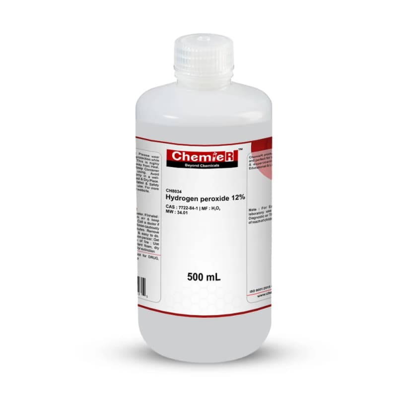 Hydrogen peroxide 12% - 500ml (Pack of 6)