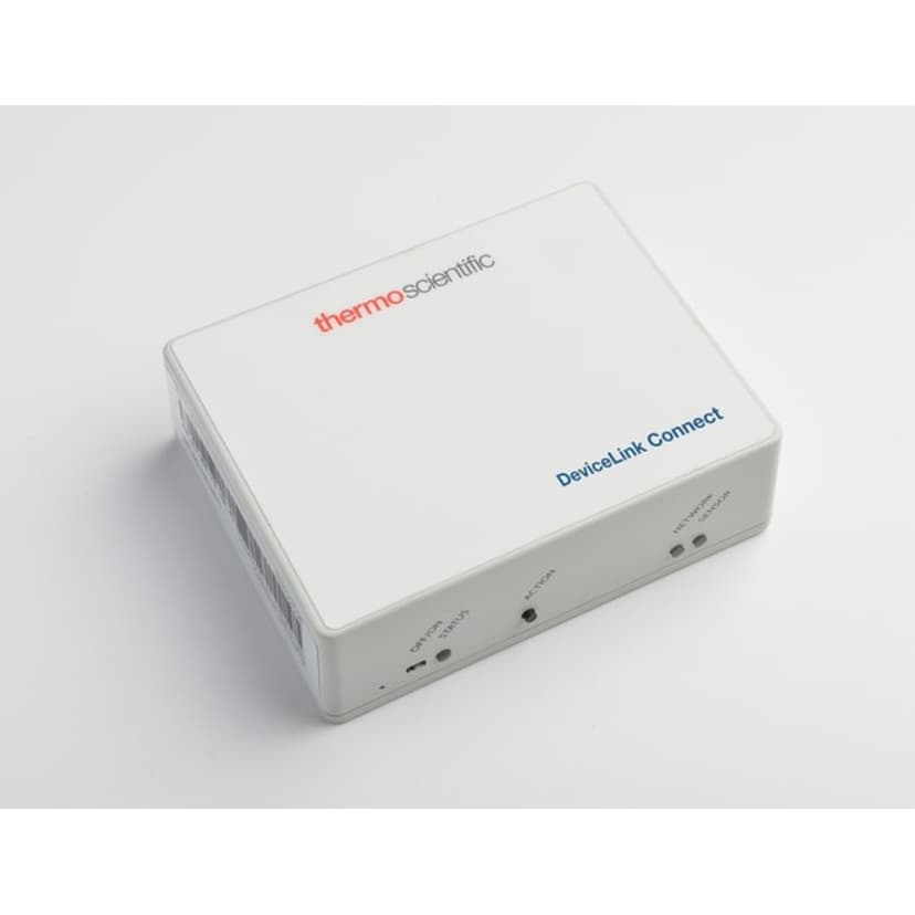 DeviceLink Connect mote kit. Contains: mote, first year firmware license, power cable, USB commissioner dongle, and mounting hardware