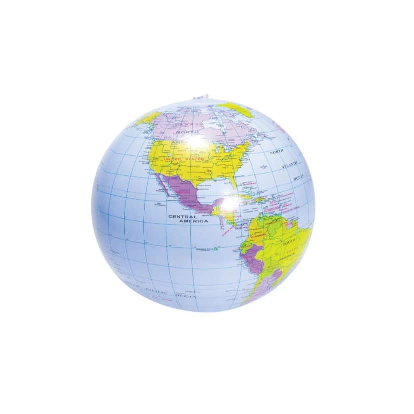GLOBE, GEOPOLITICAL, INFLATABLE