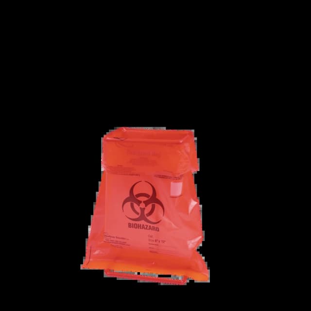 Biohazard Bags, PP 19x23 (483x584mm), Red