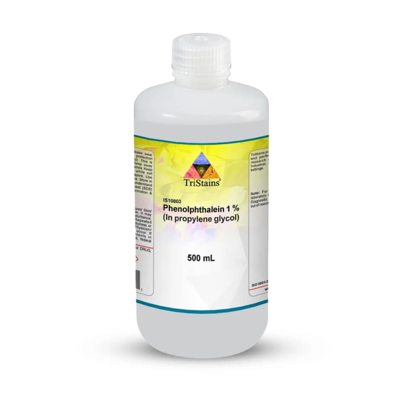 Phenolphthalein 1% in Propylene Glycol - 500mL