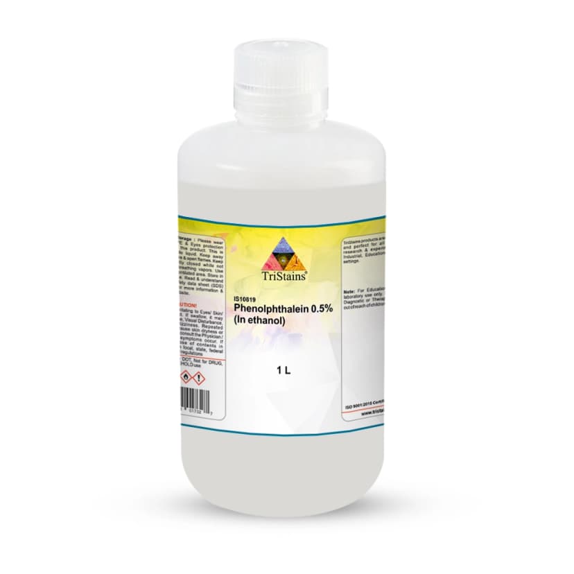 Phenolphthalein 0.5% in Ethanol - 1L