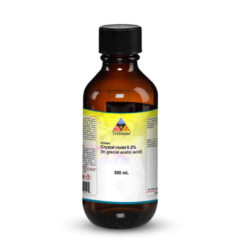 Crystal Violet Indicator, 0.2% in Glacial Acetic Acid - 500mL