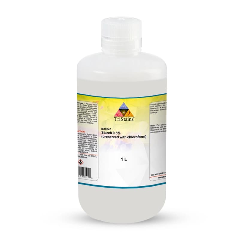 Starch Indicator 0.5% (Preserved with Chloroform) - 1L