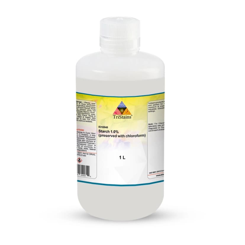 Starch Indicator 1% (Preserved with Chloroform) - 1L