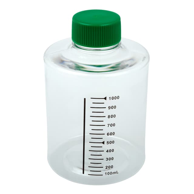 490cm² Roller Bottle, Tissue Culture Treated, Printed Graduations, Non-Vented Cap, Sterile