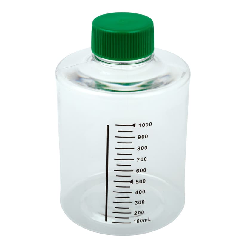 490cm² Roller Bottle, Tissue Culture Treated, Printed Graduations, Non-Vented Cap, Sterile