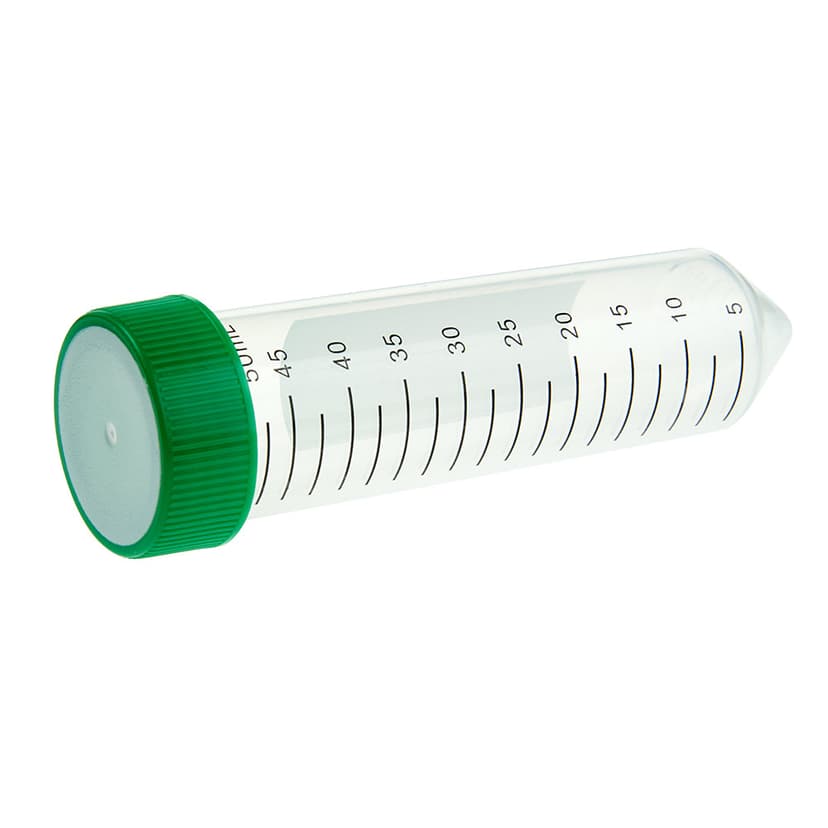50mL Centrifuge Tube, Marking Spot Caps Foam Rack, Sterile