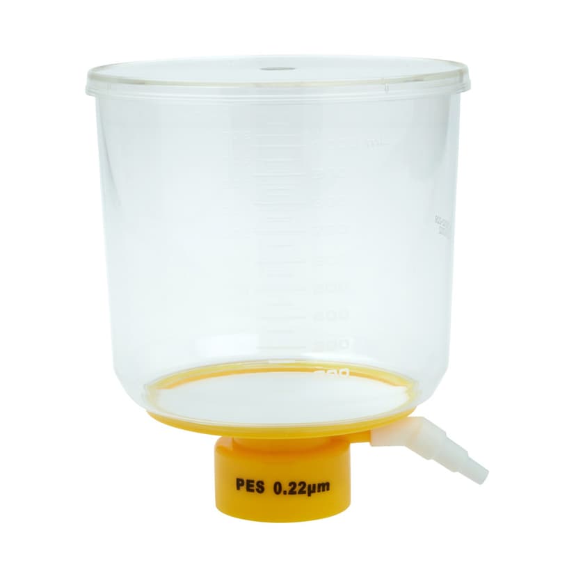 1000mL Bottle Top Filter, PES Filter Material, 0.22µm, 90mm, Sterile