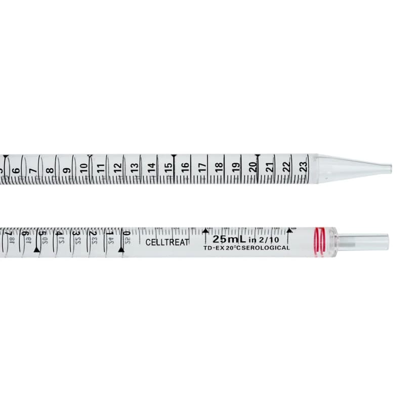 25mL Pipet, Individually Wrapped, Paper/Plastic, Bag, Sterile