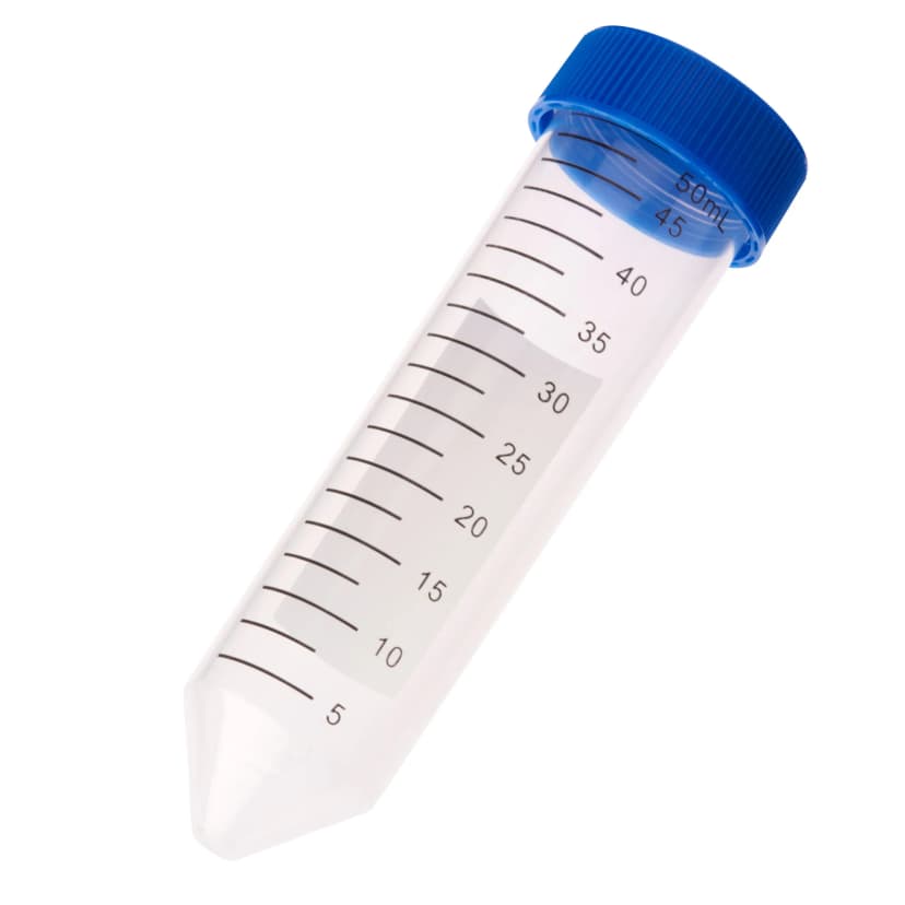 50mL Centrifuge Tube, Blue Cap Bag, Sterile