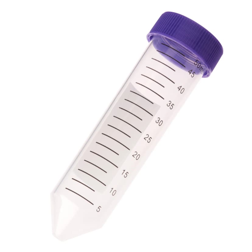 50mL Centrifuge Tube, Purple Cap Bag, Sterile