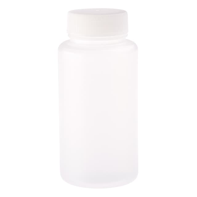 250mL Wide Mouth Bottle, Round, PP, Non-sterile