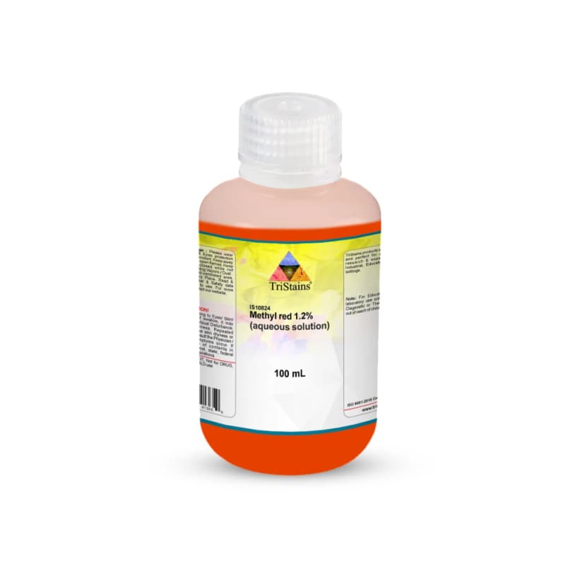 Methyl Red 1.0% - 100mL