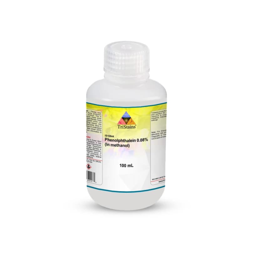 Phenolphthalein 0.08% in Methanol - 100mL