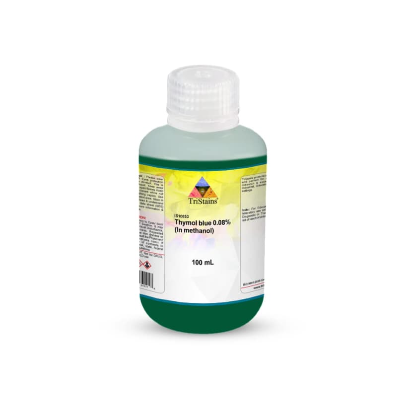 Thymol Blue 0.08% In Methanol - 100mL
