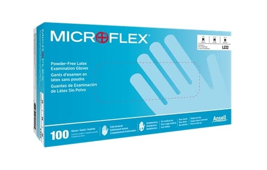 L22 PF Latex Exam Glove X-Large