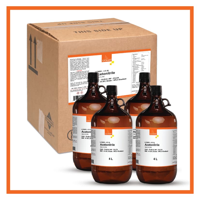 Acetonitrile (with 0.1% TFA) HPLC - 4X4L