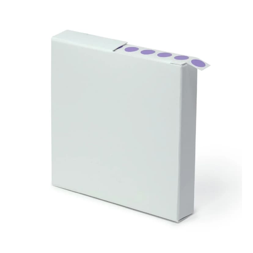 Label Rolls, Cryo, 9.5mm Dots, for 0.5-1.5mL Tubes, Lavender