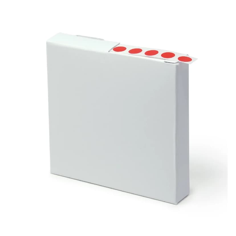 Label Rolls, Cryo, 9.5mm Dots, for 0.5-1.5mL Tubes, Red