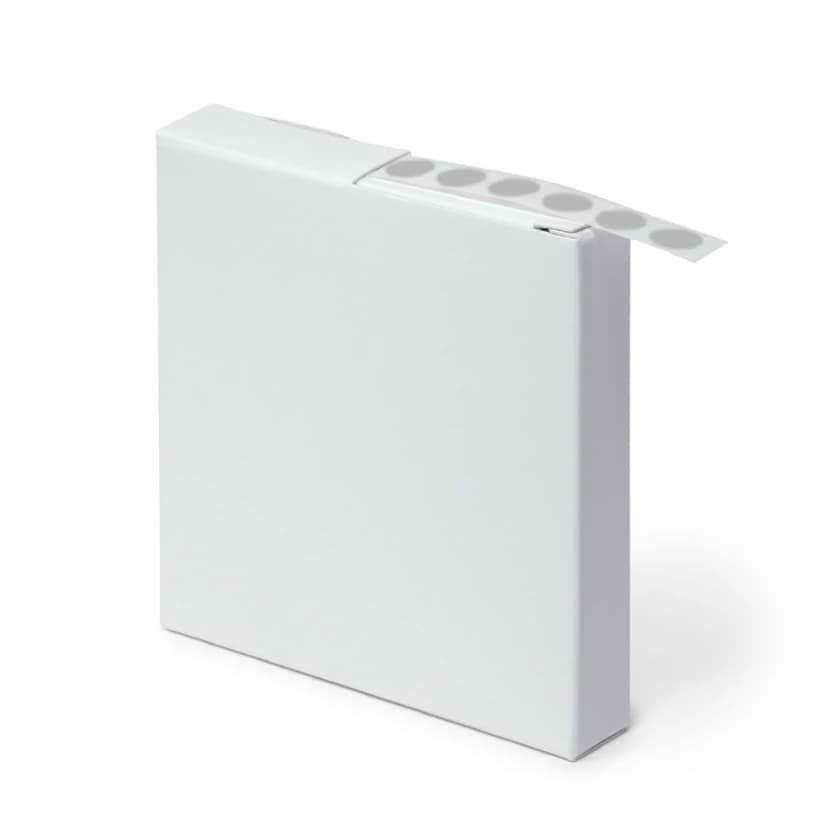 Label Rolls, Cryo, 9.5mm Dots, for 0.5-1.5mL Tubes, Silver